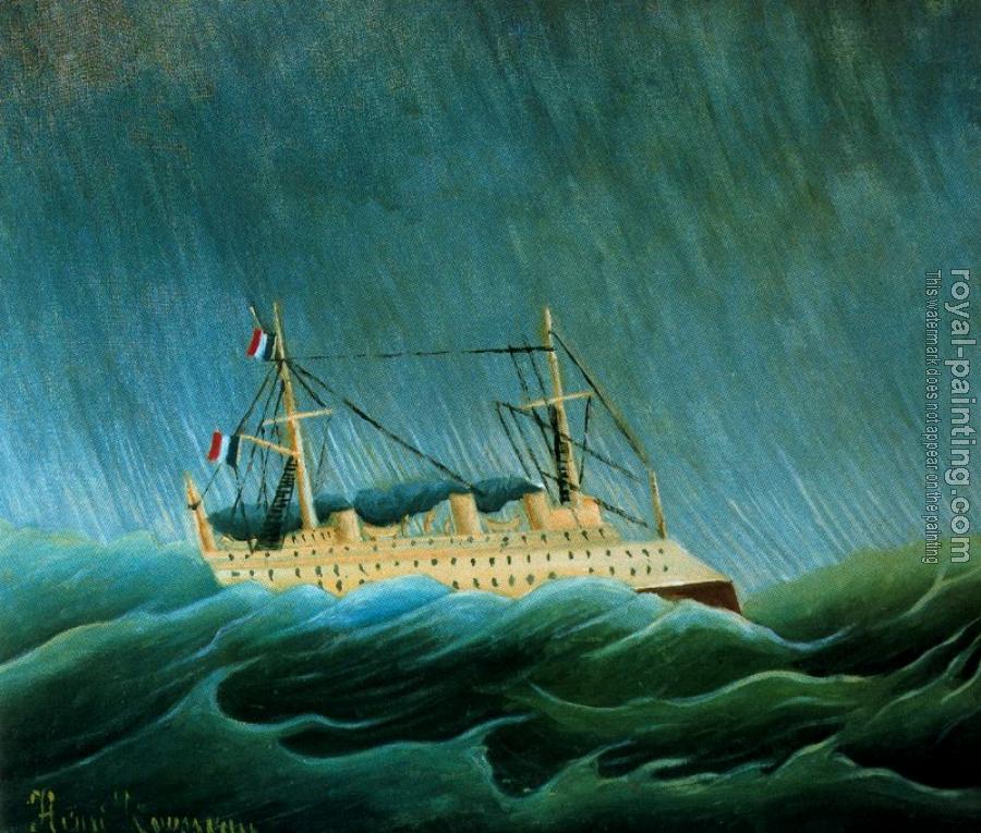 Henri Rousseau : The Storm Tossed Vessel